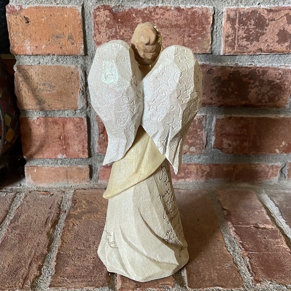 Enesco Foundations by Karen Hahn Angel Figurine Holding Star - Picture 4 of 6